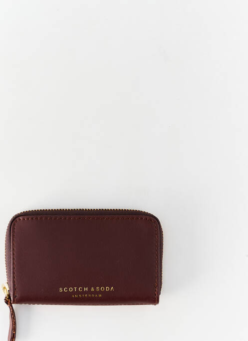 Porte-monnaie marron SCOTCH & SODA pour homme
