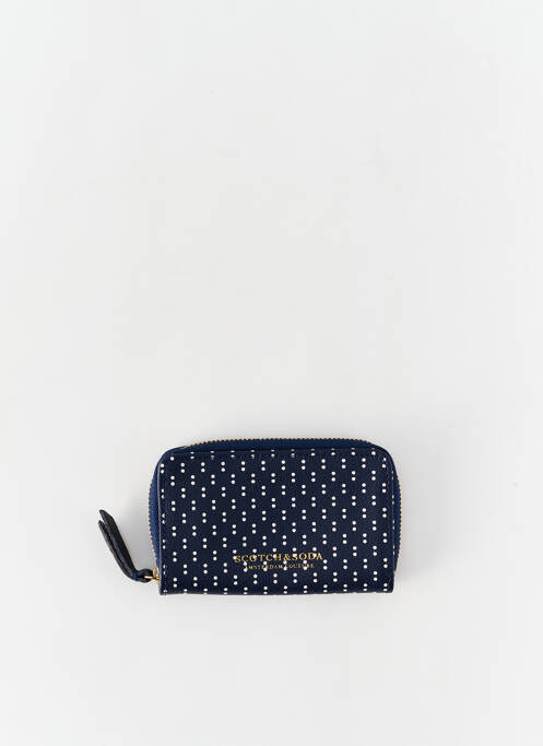 Porte-monnaie bleu SCOTCH & SODA pour unisexe