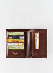 Portefeuille marron SELLERIE FRANCAISE pour homme seconde vue