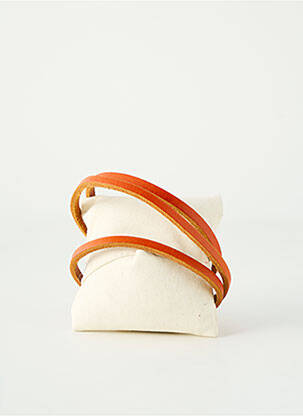 Bracelet matériaux cuir orange DAJCZMAN homme
