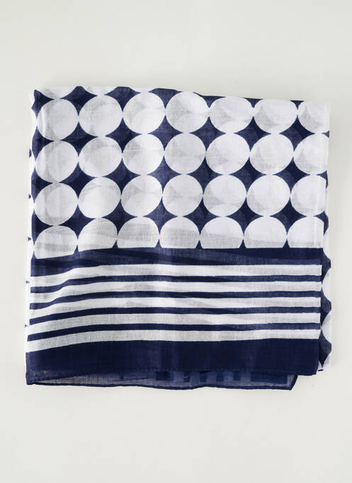 Foulard bleu PALME pour femme