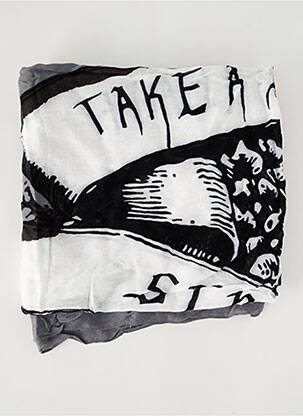 Foulard imprimé fantaisie gris JACK & JONES unisexe