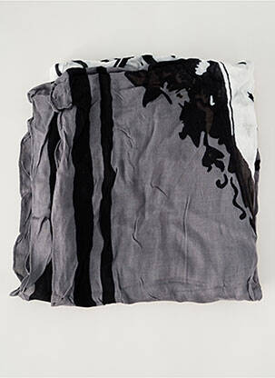 Foulard imprimé fantaisie gris JACK & JONES unisexe