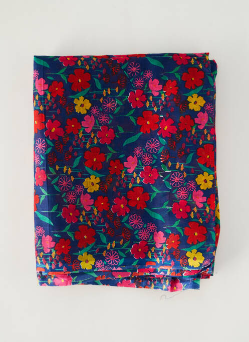 Foulard bleu PALME pour femme