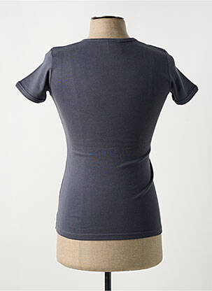 T-shirt sérigraphie manches courtes gris LOGOSHIRT femme