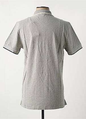 Polo tissage chiné manches courtes gris LE COQ SPORTIF homme