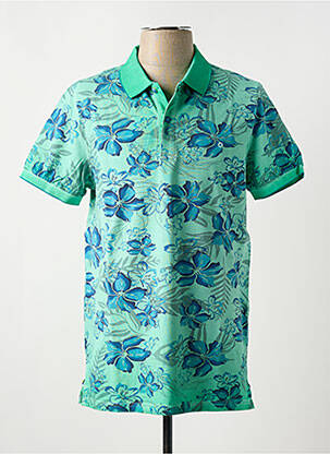 Polo stretch manches courtes vert SHOCKLY homme