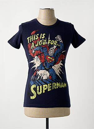 T-shirt bleu LOGOSHIRT pour homme