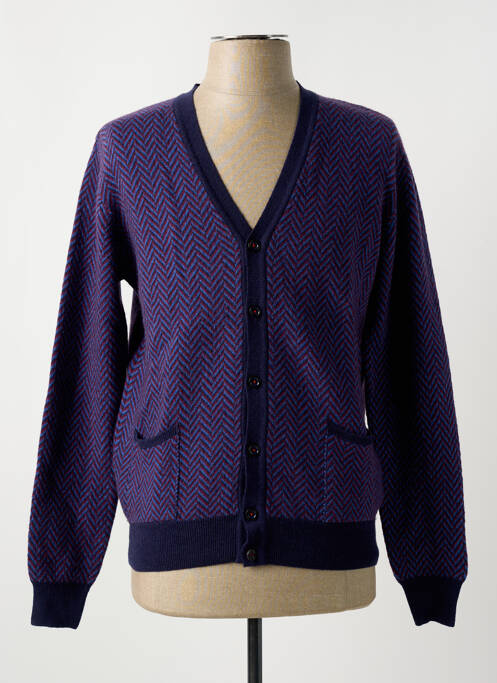 Gilet manches longues violet PRIVATI pour homme