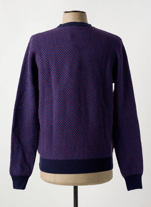 Gilet manches longues violet PRIVATI pour homme