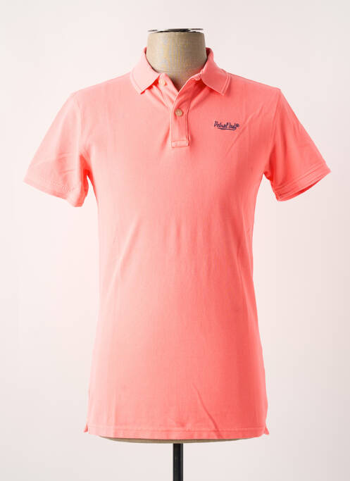 Polo orange PETROL INDUSTRIES pour homme