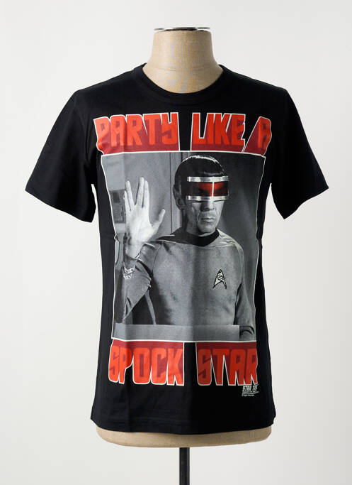 T-shirt noir LOGOSHIRT pour homme