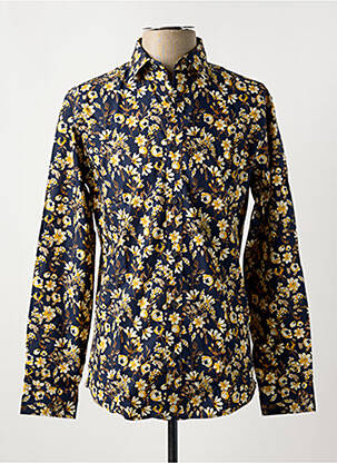 Chemise manches longues coupe cintrée bleu JACK & JONES homme