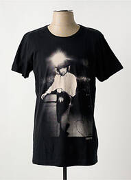 T-shirt coupe cintrée manches courtes noir JACK & JONES homme