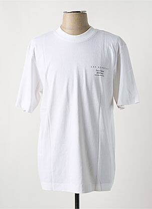 T-shirt coupe droite manches courtes blanc JACK & JONES homme
