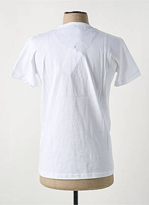 T-shirt coupe cintrée manches courtes blanc MAISON FT homme