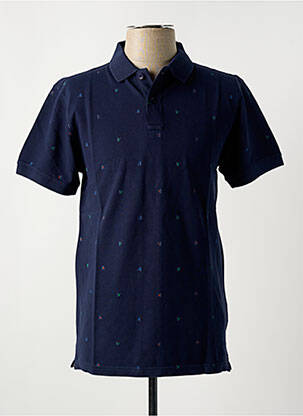 Polo coupe cintrée manches courtes bleu PETROL INDUSTRIES homme