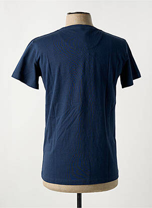 T-shirt coupe cintrée manches courtes bleu MAISON FT homme