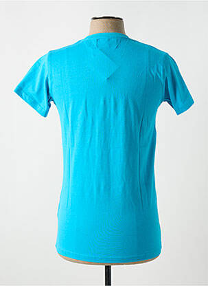 T-shirt coupe cintrée manches courtes bleu HOPENLIFE homme