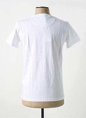 T-shirt coupe cintrée manches courtes blanc MAISON FT homme