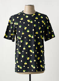 T-shirt coupe cintrée manches courtes noir JACK & JONES homme