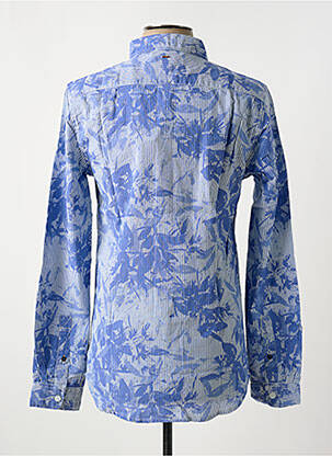 Chemise manches longues coupe cintrée bleu PETROL INDUSTRIES homme
