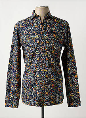 Chemise manches longues imprimé fleurs bleu JACK & JONES homme