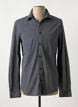 Chemise manches longues imprimé fantaisie bleu PETROL INDUSTRIES homme
