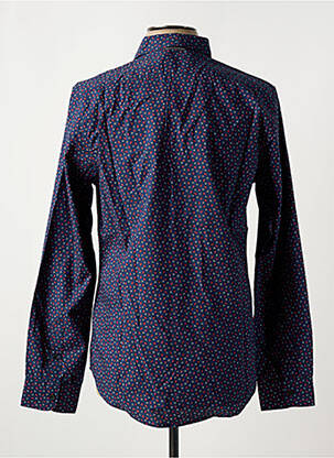 Chemise manches longues imprimé fantaisie bleu BEING HUMAN homme