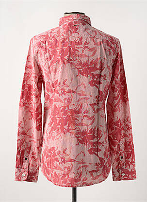Chemise manches longues coupe droite rouge PETROL INDUSTRIES homme