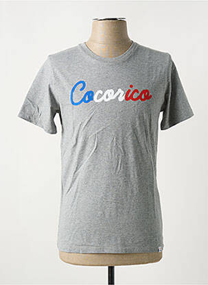 T-shirt coupe cintrée manches courtes gris FRENCH DISORDER homme