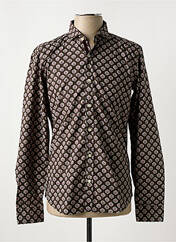 Chemise manches longues marron GMF 965 pour homme seconde vue