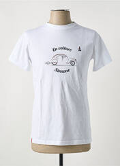 T-shirt blanc MAISON FT pour homme seconde vue