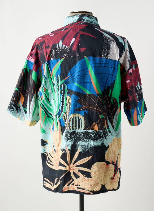 Chemise manches courtes bleu JACK & JONES pour homme