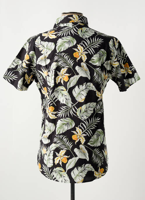 Chemise manches courtes noir JACK & JONES pour homme