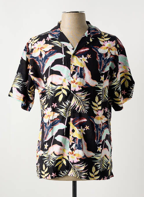 Chemise manches courtes noir JACK & JONES pour homme
