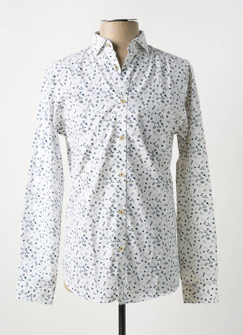 Chemise manches longues blanc JACK & JONES pour homme