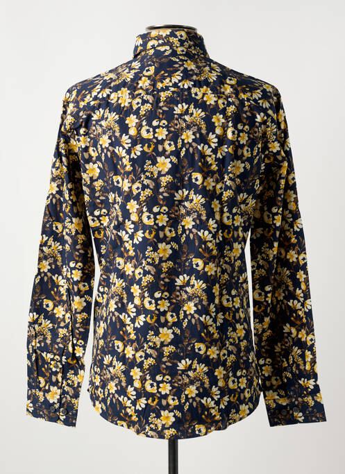 Chemise manches longues bleu JACK & JONES pour homme