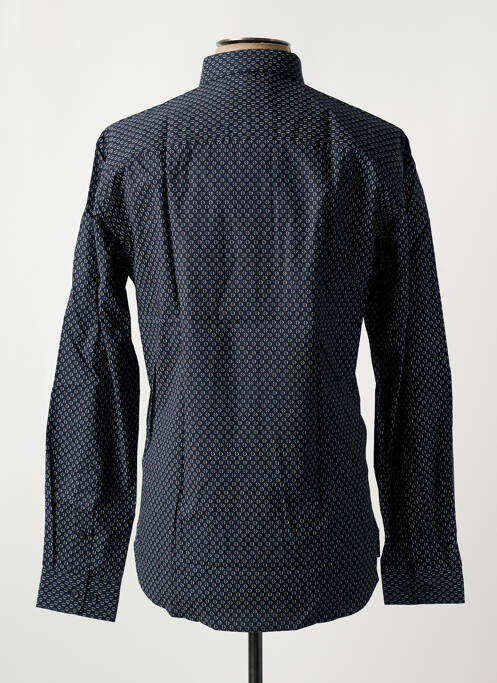 Chemise manches longues bleu JACK & JONES pour homme