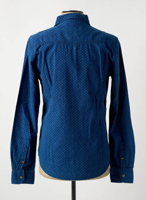 Chemise manches longues bleu PETROL INDUSTRIES pour homme