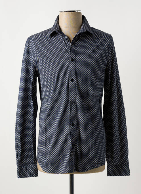 Chemise manches longues bleu PETROL INDUSTRIES pour homme
