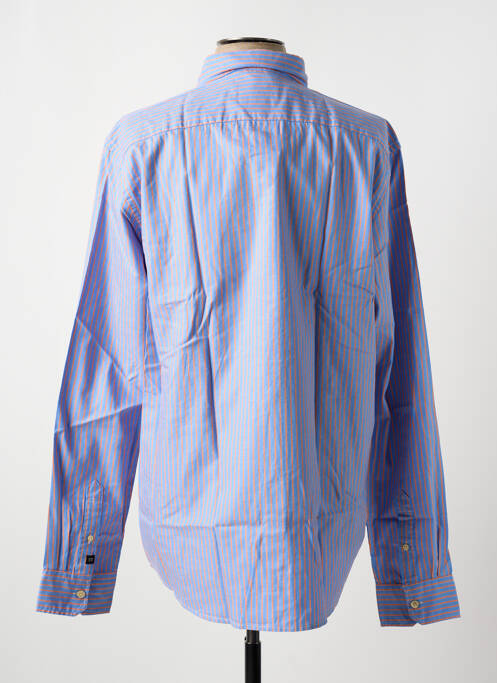 Chemise manches longues bleu SCOTCH & SODA pour homme