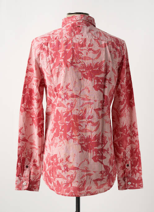 Chemise manches longues rouge PETROL INDUSTRIES pour homme