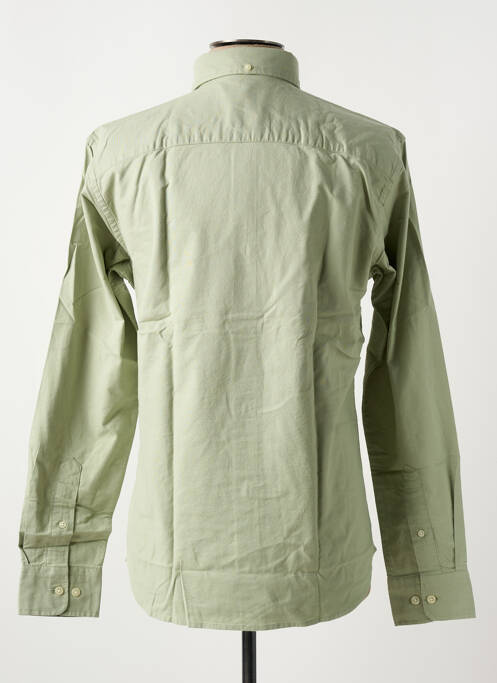 Chemise manches longues vert JACK & JONES pour homme