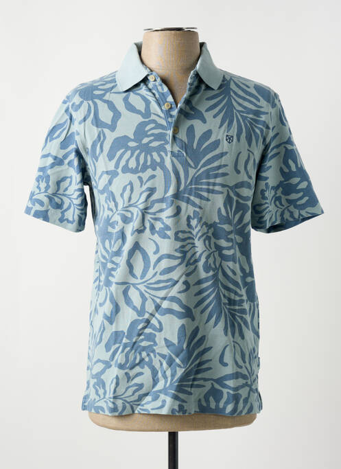 Polo bleu JACK & JONES pour homme