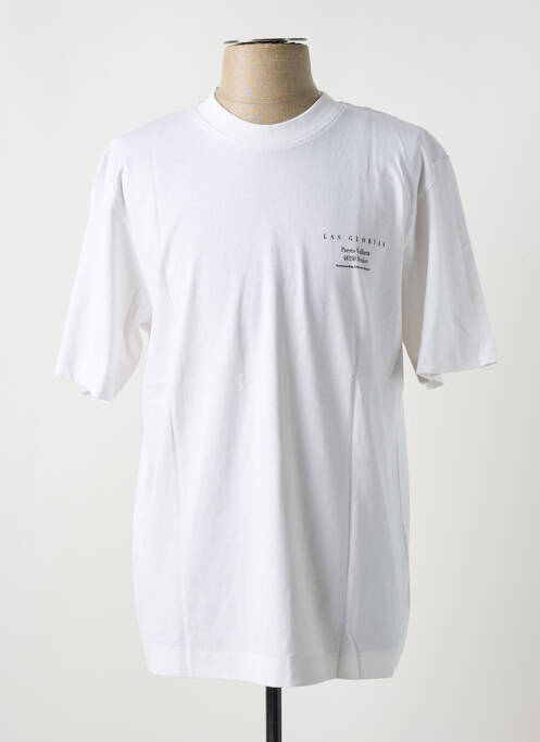 T-shirt blanc JACK & JONES pour homme