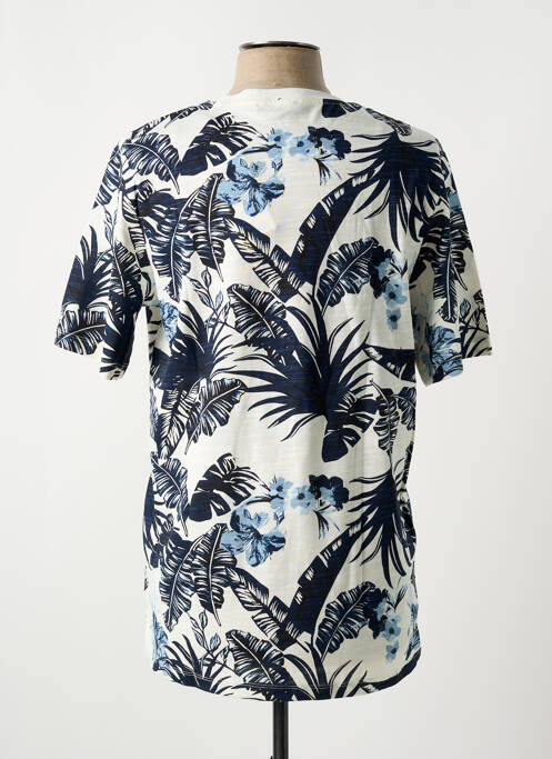 T-shirt bleu JACK & JONES pour homme