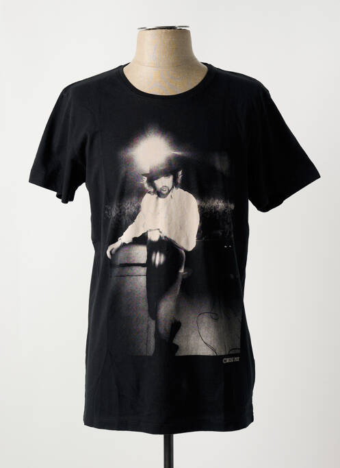 T-shirt noir JACK & JONES pour homme