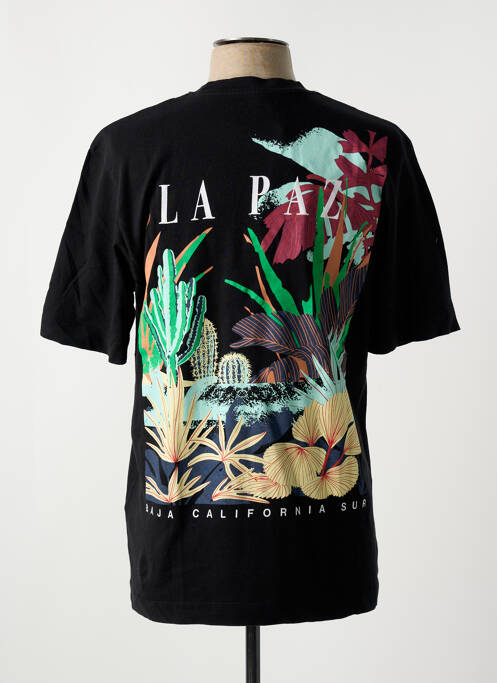 T-shirt noir JACK & JONES pour homme