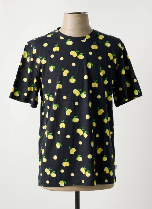 T-shirt noir JACK & JONES pour homme